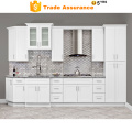 Large capacity pvc membrane kitchen table top material modern sideboard pantry cabinets